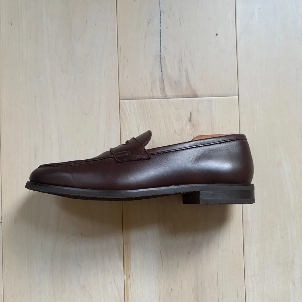 Jack Erwin | Carmine Penny Loafer (Brown Full Grain) - Picture 1 of 5